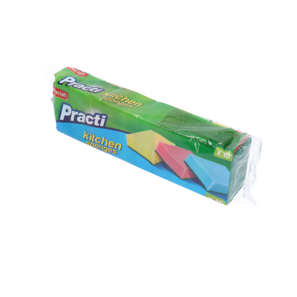 135532 Paclan Practi mosogatószivacs dörzsivel 10 db_2_5900942320189